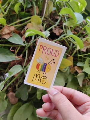 Proud to bee me sticker